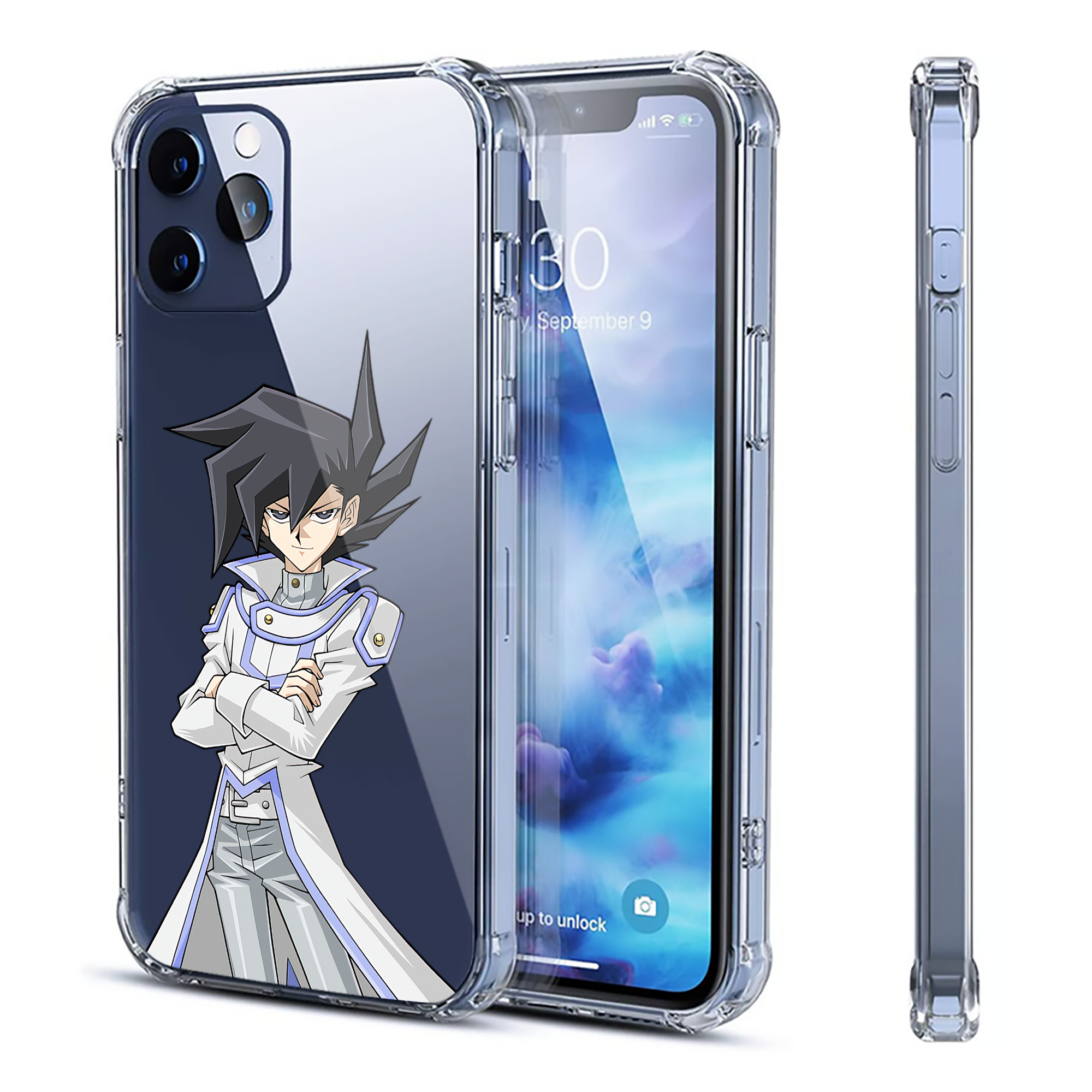 （画像用） 遊☆戯☆王 Yu-Gi-Oh! 【iPhone 12シリーズ対応】透明スマホケース（クリアソフトケース）